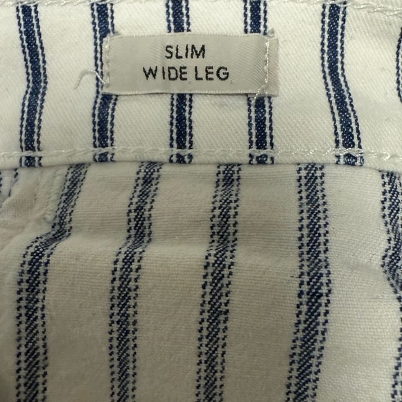J.Crew Slim wide-leg jean in stripe- size 27 - Picture 9 of 14